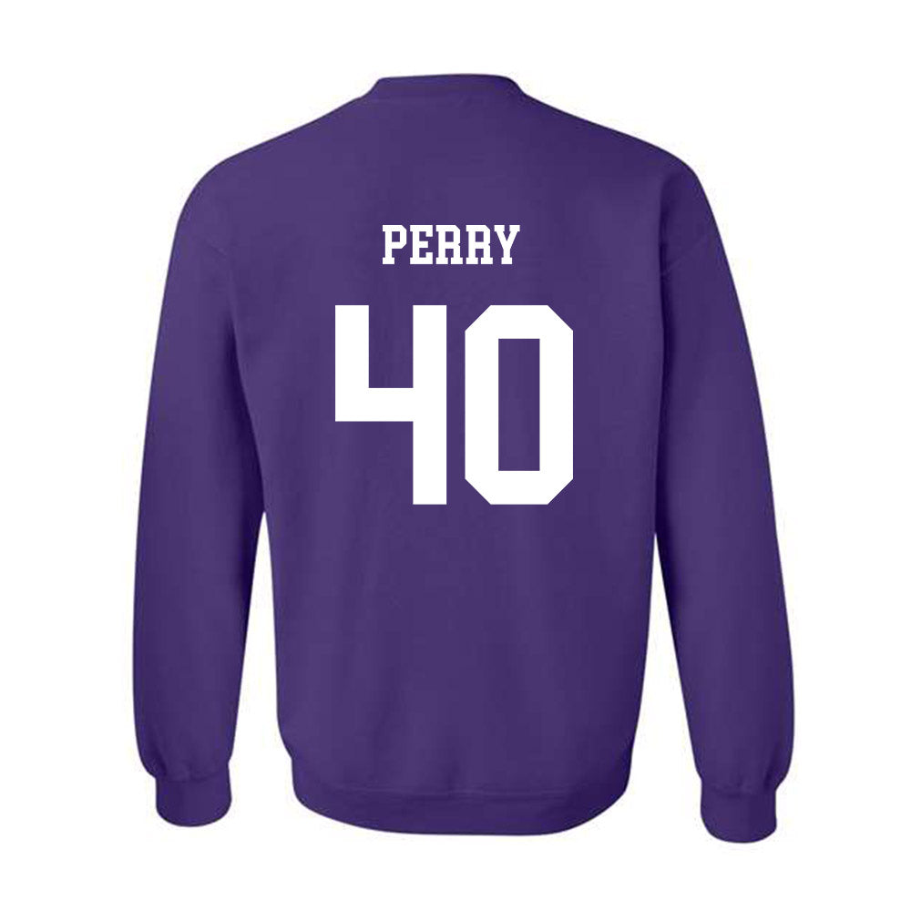 JMU - NCAA Football : Josiah Perry - Vintage Dukes Crewneck Sweatshirt-1