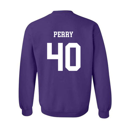JMU - NCAA Football : Josiah Perry - Vintage Dukes Crewneck Sweatshirt-1