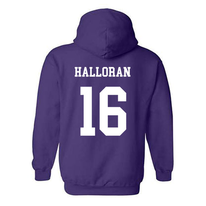 JMU - NCAA Men's Soccer : Smith Halloran - Vintage Dukes Hooded Sweatshirt-1