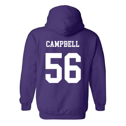 JMU - NCAA Football : JaKobe Campbell - Vintage Dukes Hooded Sweatshirt-1