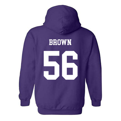 JMU - NCAA Football : Tyler Brown - Vintage Dukes Hooded Sweatshirt-1