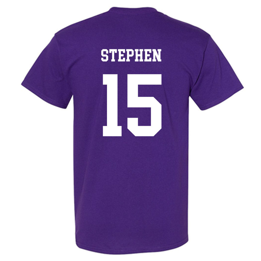 JMU - NCAA Men's Basketball : Joshua Stephen - Vintage Dukes T-Shirt-1