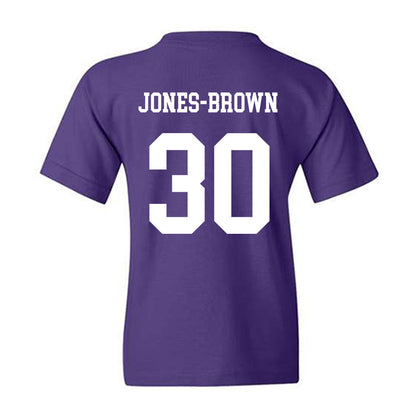 JMU - NCAA Women's Basketball : Ja'Quoia Jones-Brown - Vintage Dukes Youth T-Shirt-1