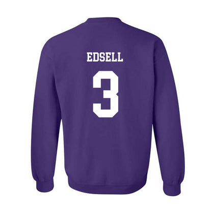 JMU - NCAA Women's Basketball : Reagan Edsell - Vintage Dukes Crewneck Sweatshirt-1