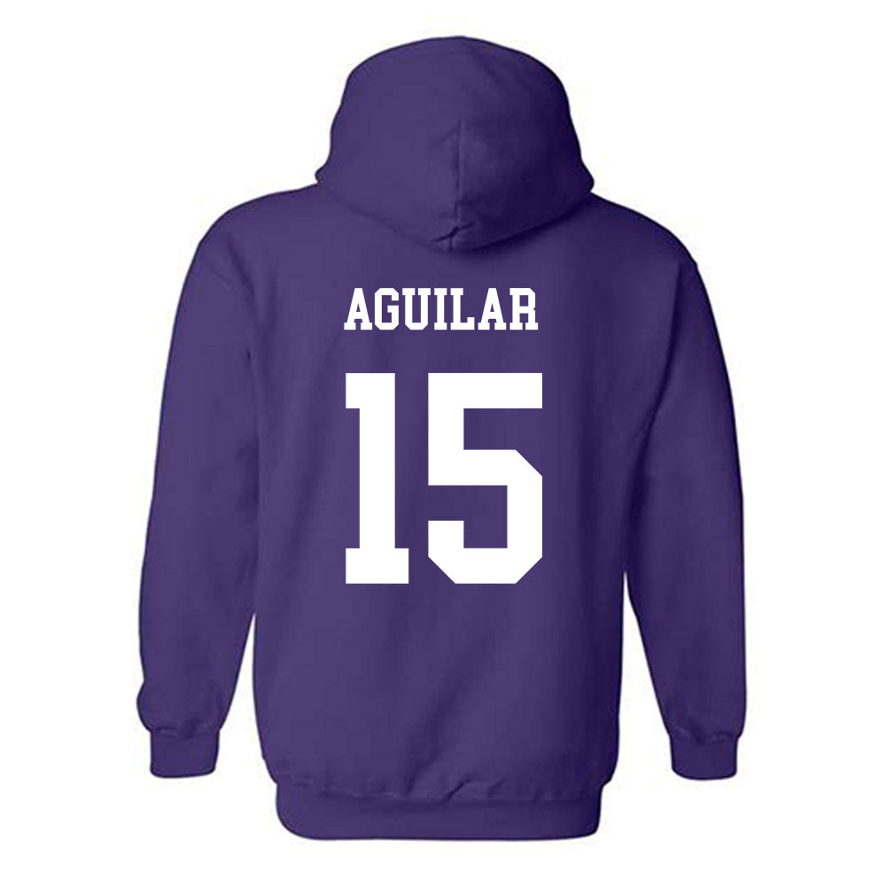 JMU - NCAA Men's Soccer : jeffrey aguilar - Vintage Dukes Hooded Sweatshirt-1