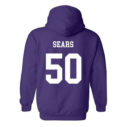 JMU - NCAA Football : Jesse Sears - Vintage Dukes Hooded Sweatshirt-1