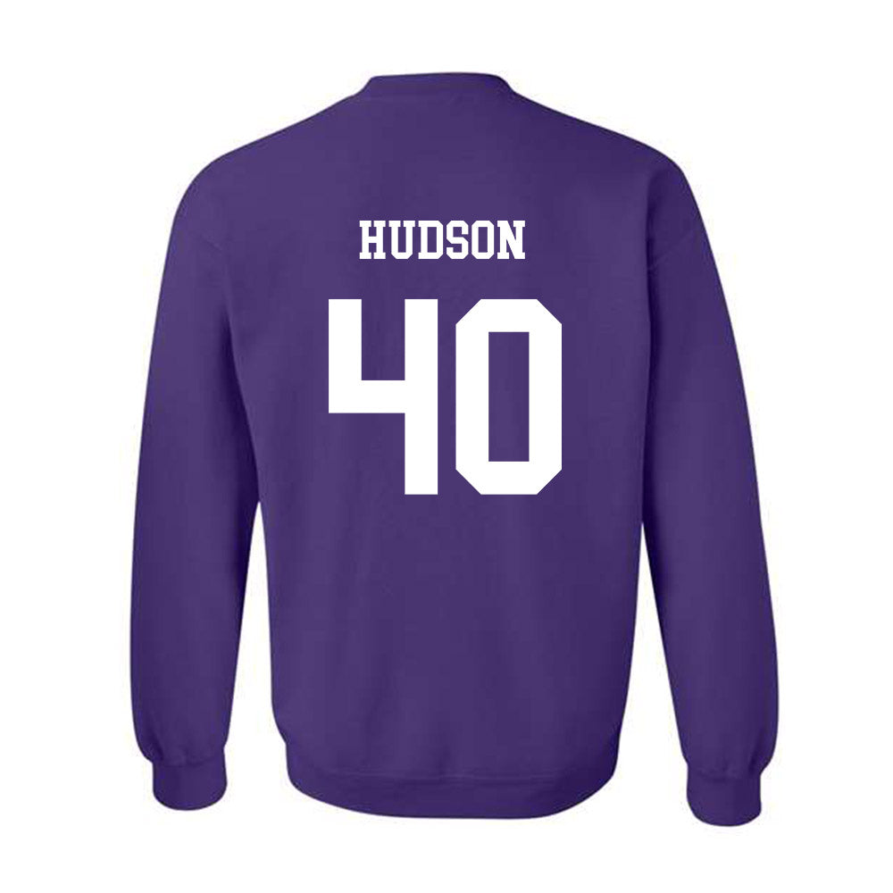 JMU - NCAA Football : Zion Hudson - Vintage Dukes Crewneck Sweatshirt-1