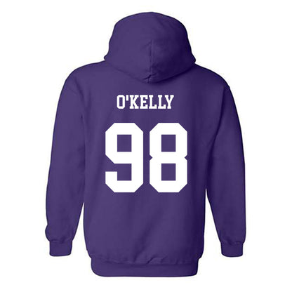 JMU - Football Alumni : Harry O'Kelly - Vintage Dukes Hooded Sweatshirt-1