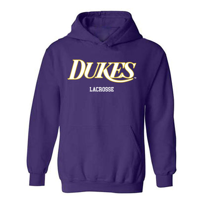 JMU - NCAA Women's Lacrosse : Cecilia Ryan - Vintage Dukes Hooded Sweatshirt-0