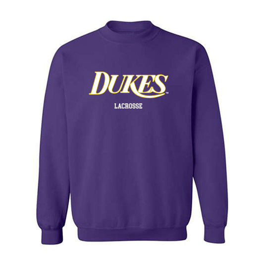 JMU - NCAA Women's Lacrosse : Sophie Hortman - Vintage Dukes Crewneck Sweatshirt-0