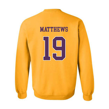 JMU - NCAA Football : Micah Matthews - Vintage Dukes Crewneck Sweatshirt-1