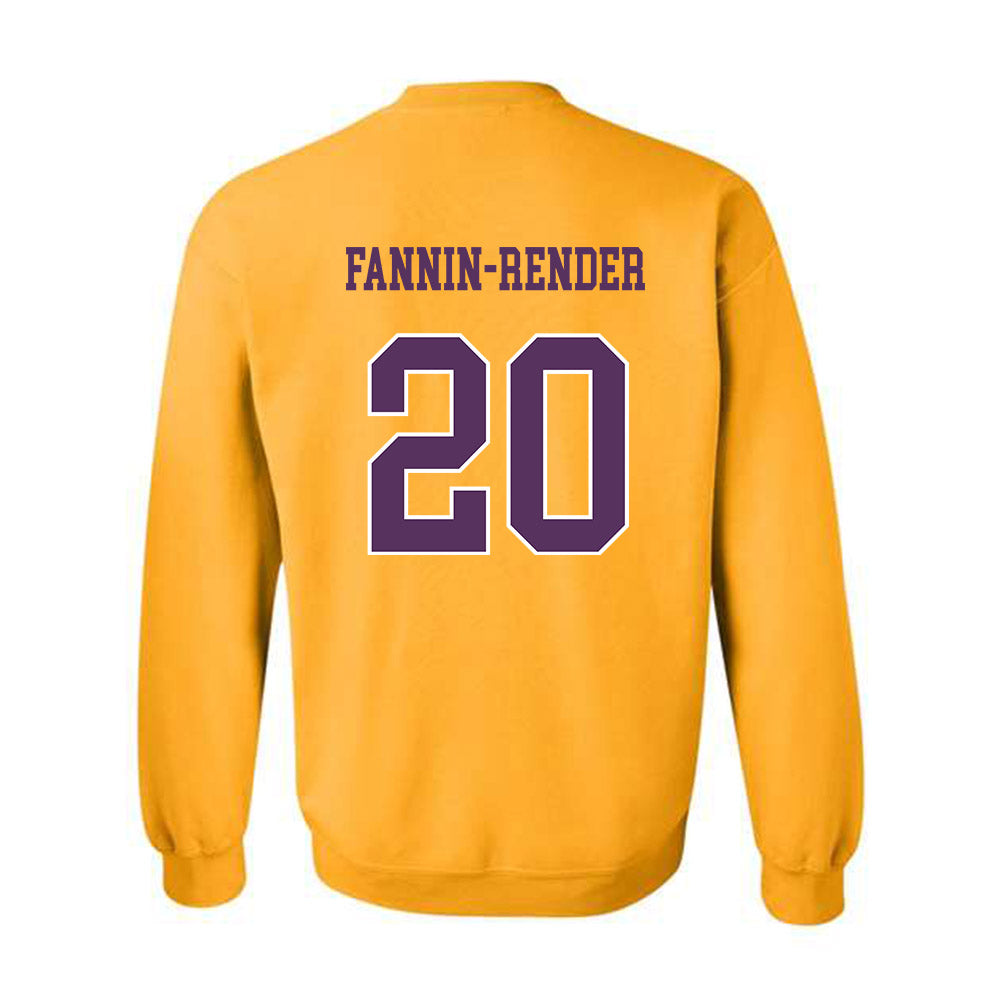 JMU - NCAA Football : Malachi Fannin-Render - Vintage Dukes Crewneck Sweatshirt-1