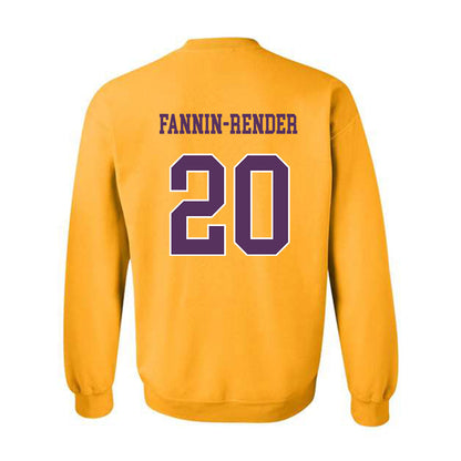 JMU - NCAA Football : Malachi Fannin-Render - Vintage Dukes Crewneck Sweatshirt-1