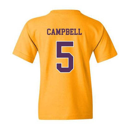 JMU - NCAA Baseball : Wyatt Campbell - Vintage Dukes Youth T-Shirt-1