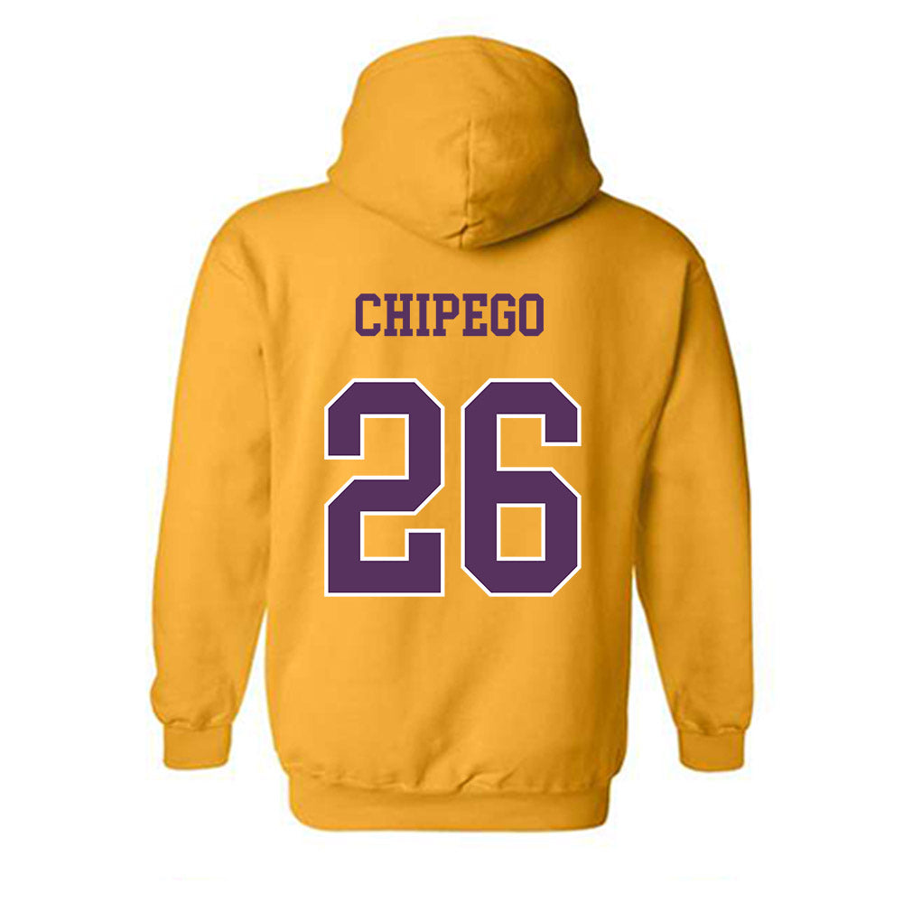 JMU - NCAA Softball : Hannah Chipego - Vintage Dukes Hooded Sweatshirt-1