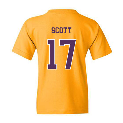 JMU - NCAA Football : Michael Scott - Vintage Dukes Youth T-Shirt-1