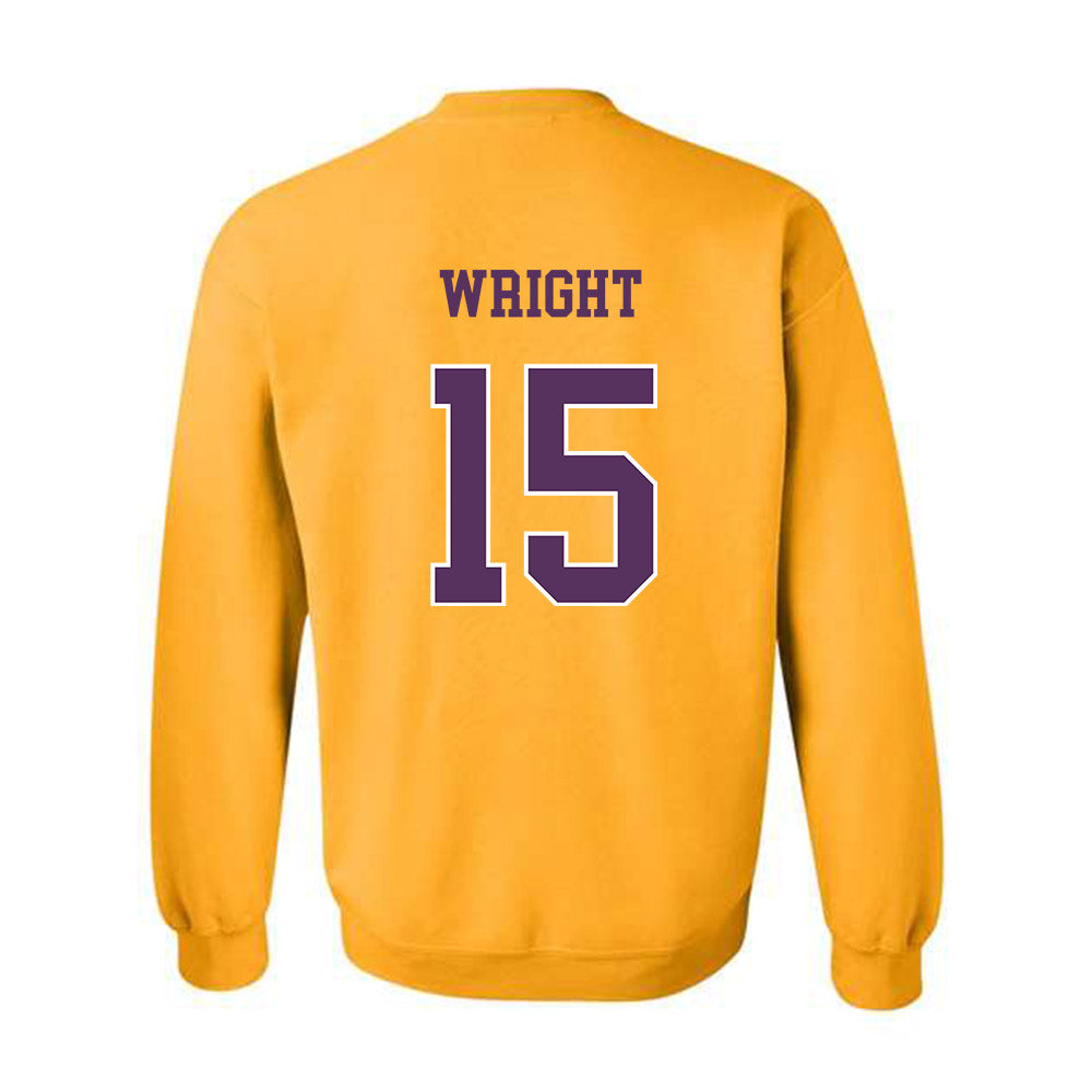 JMU - NCAA Football : Kyi Wright - Vintage Dukes Crewneck Sweatshirt-1