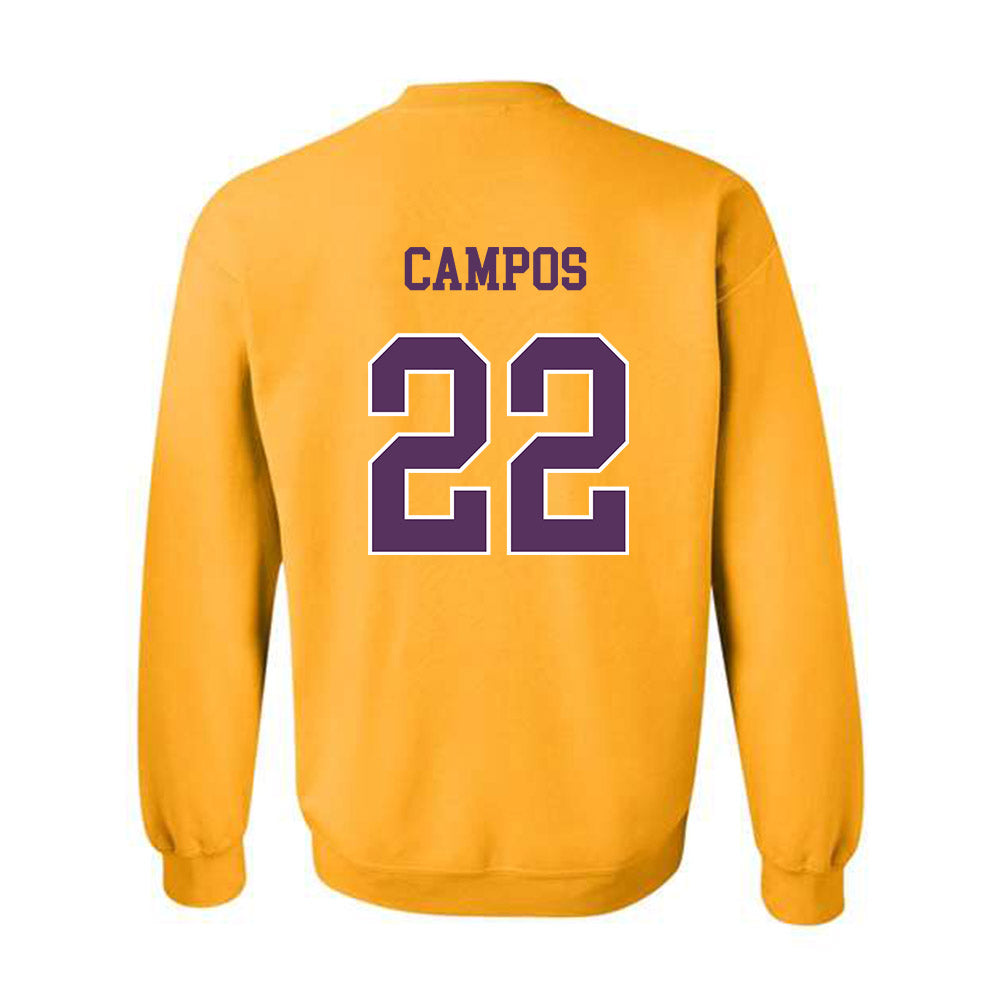 JMU - NCAA Baseball : Trey Campos - Vintage Dukes Crewneck Sweatshirt-1