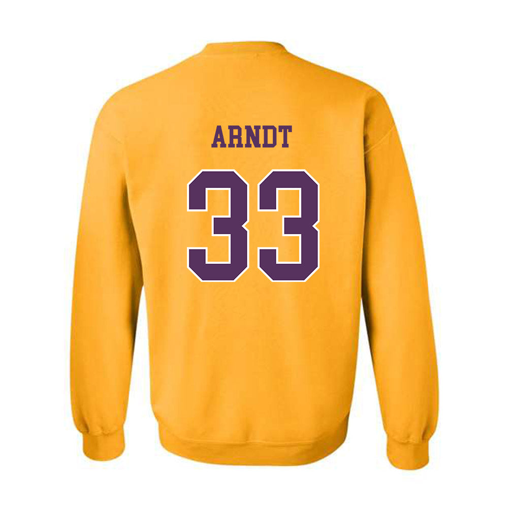 JMU - NCAA Women's Soccer : Aleigha Arndt - Vintage Dukes Crewneck Sweatshirt-1