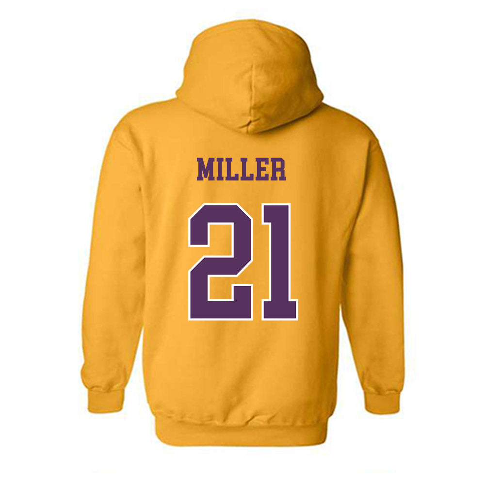 JMU - NCAA Men's Soccer : Tyler Miller - Vintage Dukes Hooded Sweatshirt-1