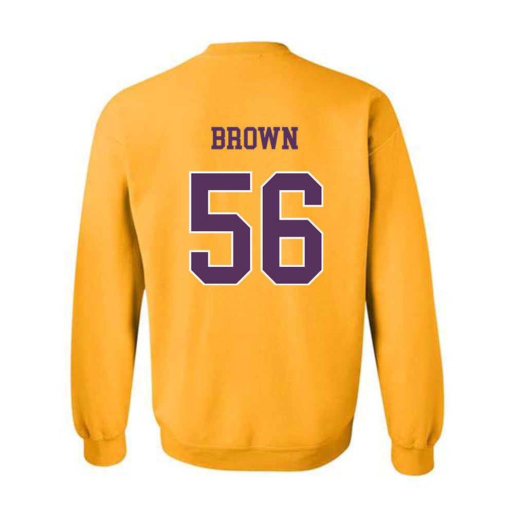 JMU - NCAA Football : Tyler Brown - Vintage Dukes Crewneck Sweatshirt-1