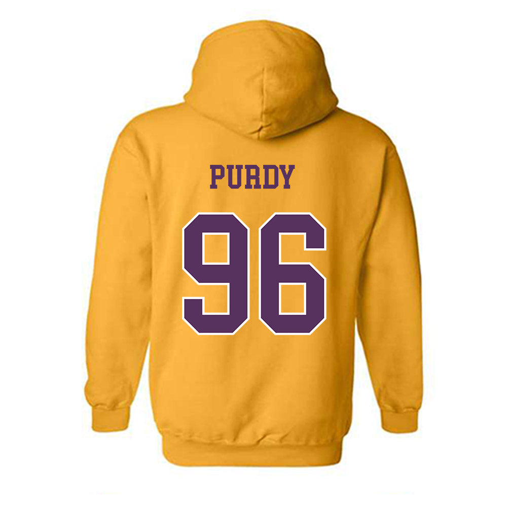 JMU - NCAA Football : Cole Purdy - Vintage Dukes Hooded Sweatshirt-1