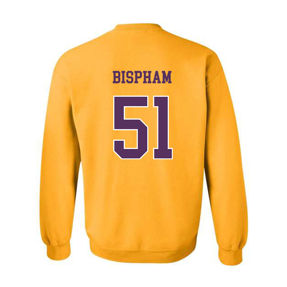 JMU - NCAA Football : Christopher Bispham - Vintage Dukes Crewneck Sweatshirt-1