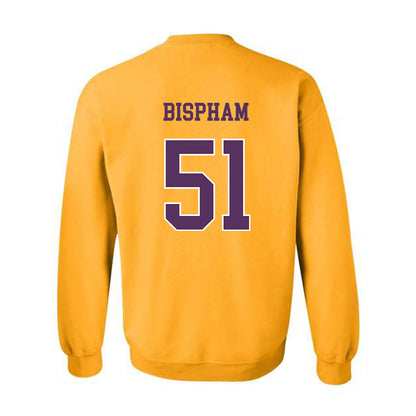 JMU - NCAA Football : Christopher Bispham - Vintage Dukes Crewneck Sweatshirt-1