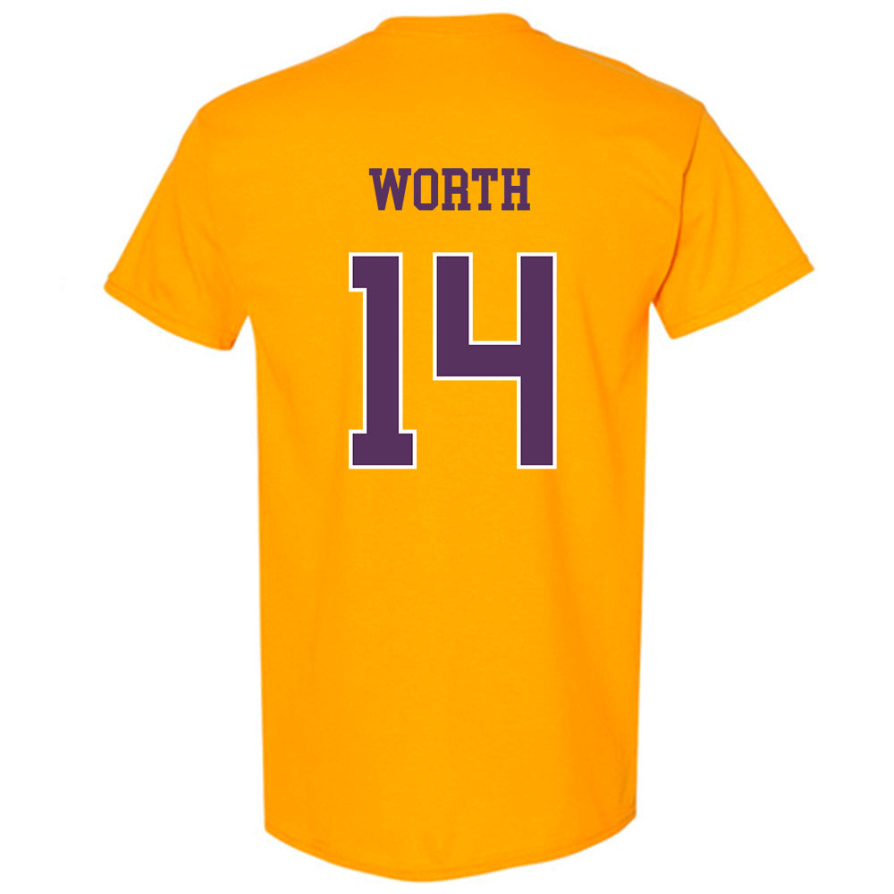 JMU - NCAA Baseball : Conner Worth - Vintage Dukes T-Shirt-1