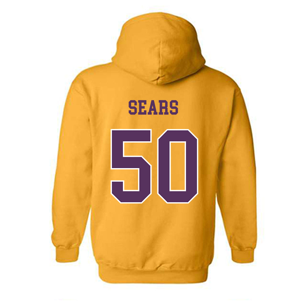 JMU - NCAA Football : Jesse Sears - Vintage Dukes Hooded Sweatshirt-1