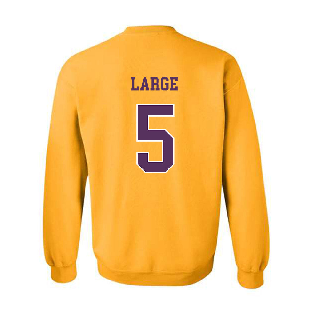 JMU - NCAA Women's Volleyball : Lindsey Large - Vintage Dukes Crewneck Sweatshirt-1