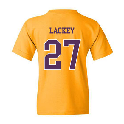 JMU - NCAA Women's Soccer : Ginny Lackey - Vintage Dukes Youth T-Shirt-1