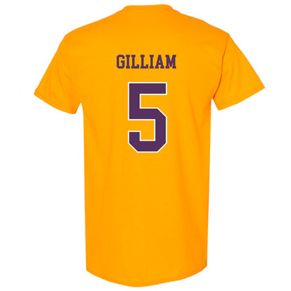 JMU - NCAA Women's Basketball : Demi Gilliam - Vintage Dukes T-Shirt-1