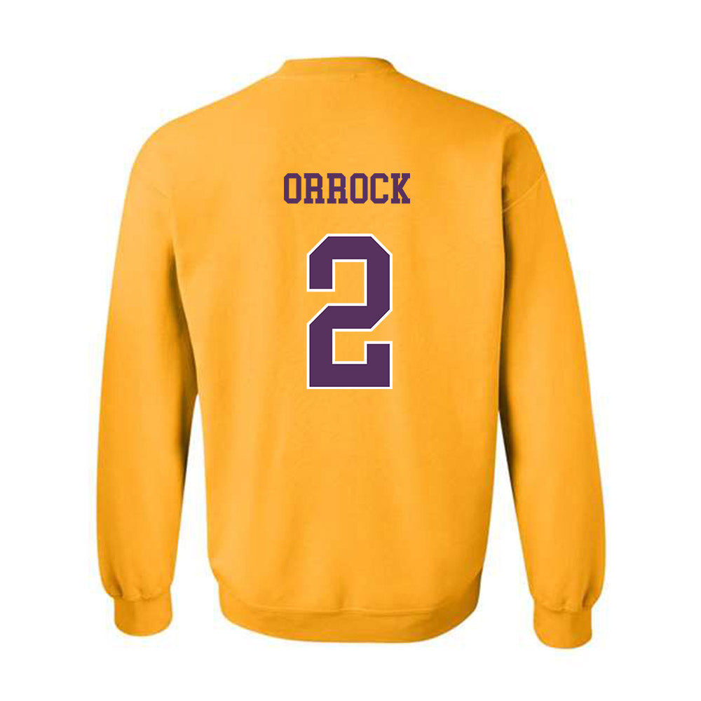 JMU - NCAA Women's Soccer : Audrey Orrock - Vintage Dukes Crewneck Sweatshirt-1
