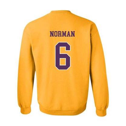 JMU - NCAA Women's Volleyball : Addie Norman - Vintage Dukes Crewneck Sweatshirt-1