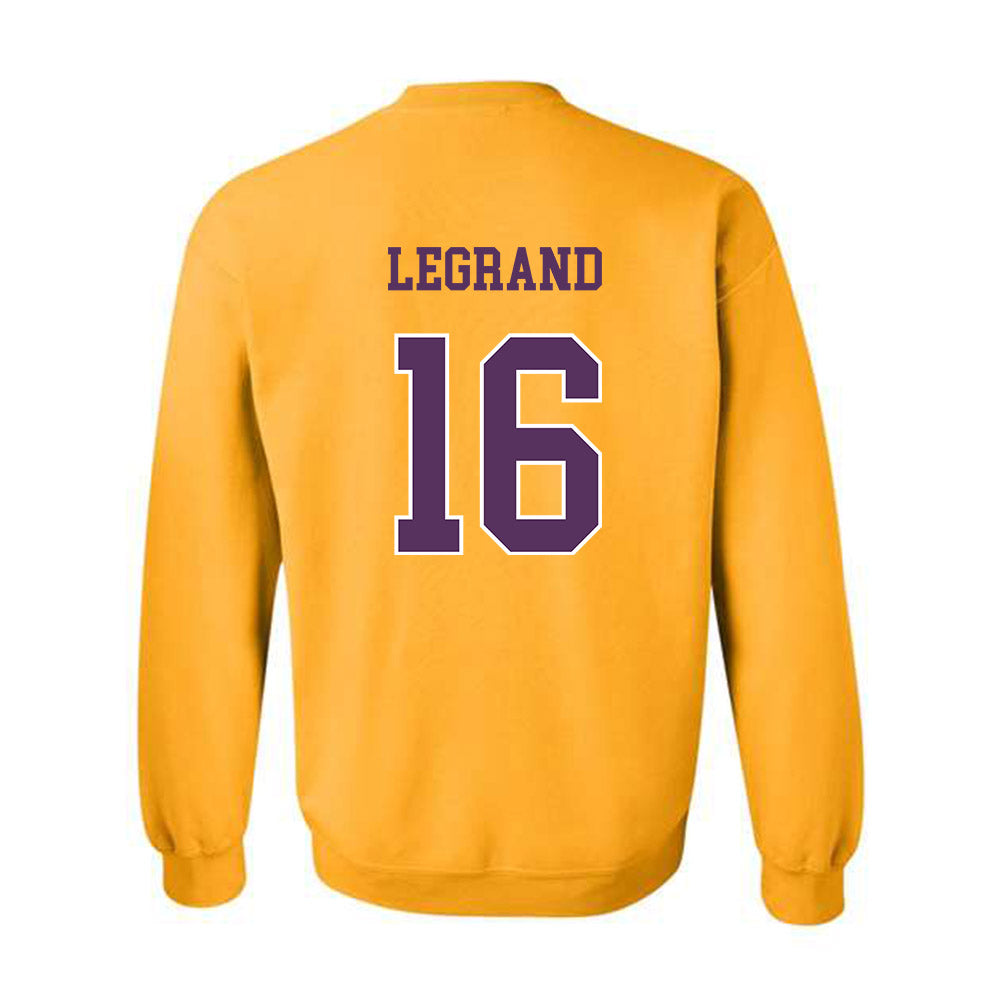 JMU - NCAA Softball : Emily LeGrand - Vintage Dukes Crewneck Sweatshirt-1