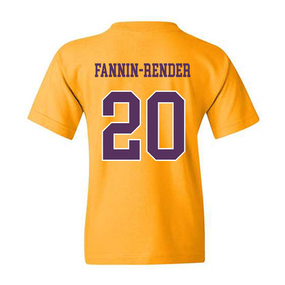 JMU - NCAA Football : Malachi Fannin-Render - Vintage Dukes Youth T-Shirt-1