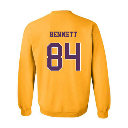 JMU - NCAA Football : Andrew Bennett - Vintage Dukes Crewneck Sweatshirt-1