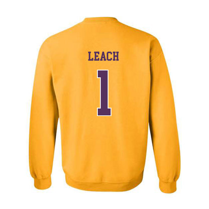 JMU - NCAA Women's Basketball : Maddie Leach - Vintage Dukes Crewneck Sweatshirt-1