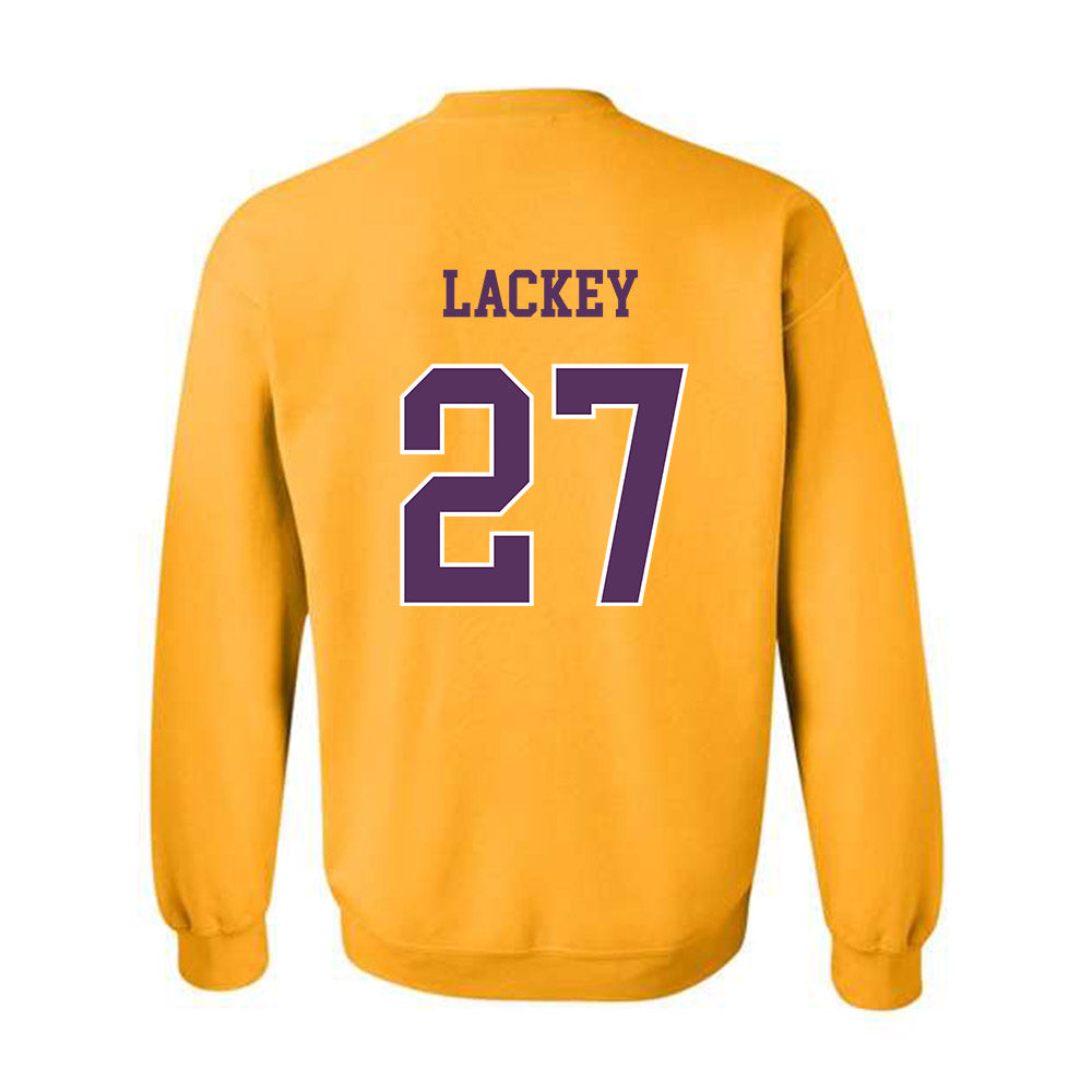 JMU - NCAA Women's Soccer : Ginny Lackey - Vintage Dukes Crewneck Sweatshirt-1