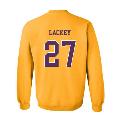 JMU - NCAA Women's Soccer : Ginny Lackey - Vintage Dukes Crewneck Sweatshirt-1