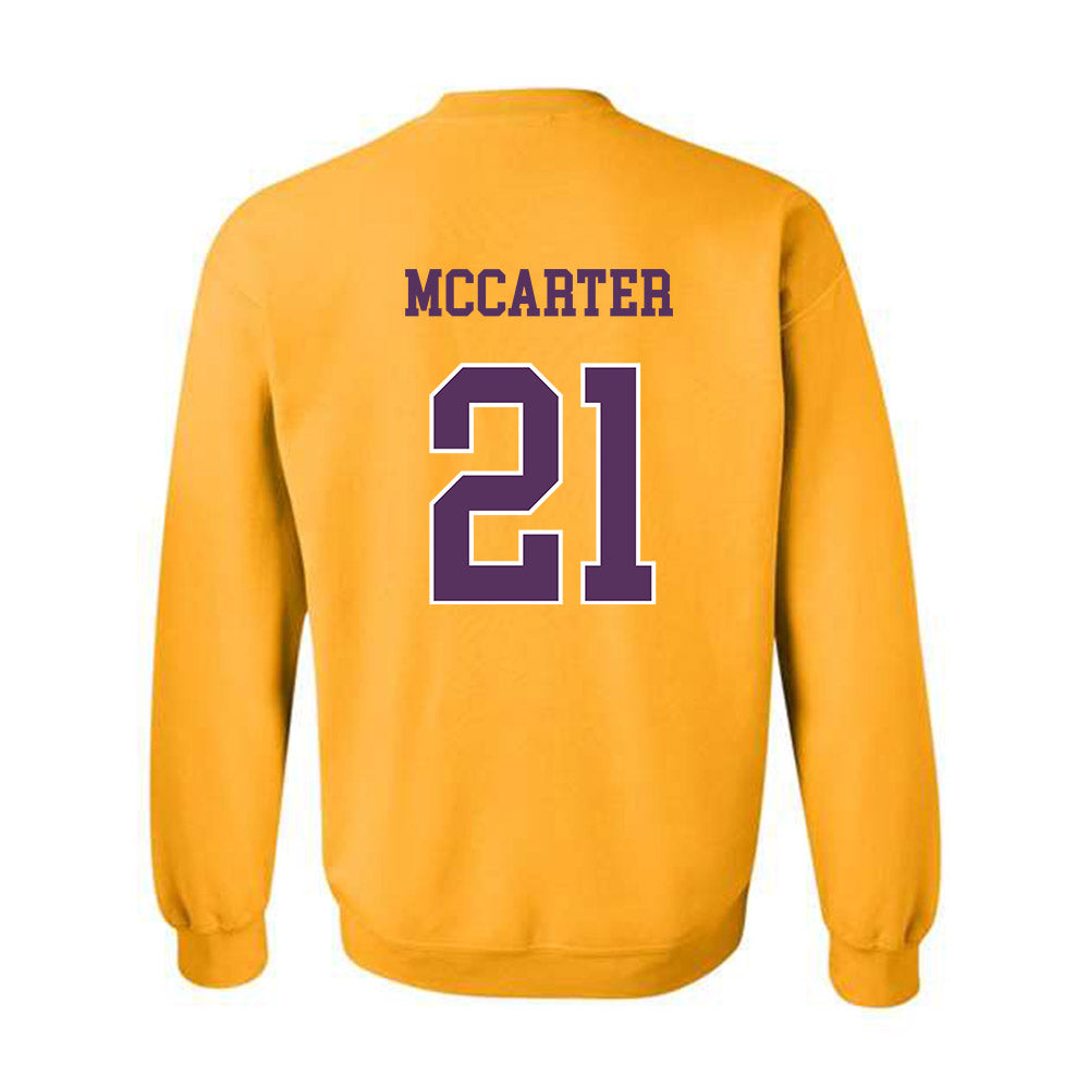 JMU - NCAA Football : Jackson McCarter - Vintage Dukes Crewneck Sweatshirt-1