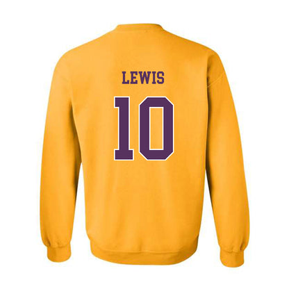 JMU - NCAA Women's Basketball : Kinley Lewis - Vintage Dukes Crewneck Sweatshirt-1