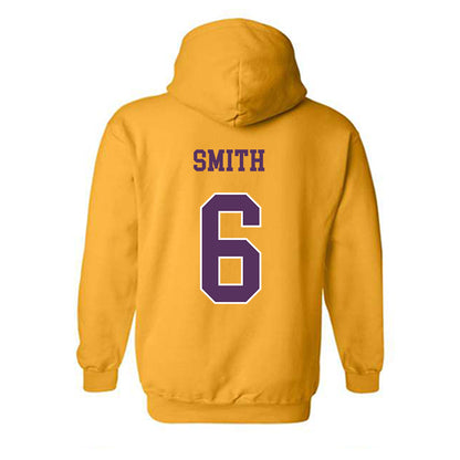 JMU - NCAA Softball : Lili Smith - Vintage Dukes Hooded Sweatshirt-1