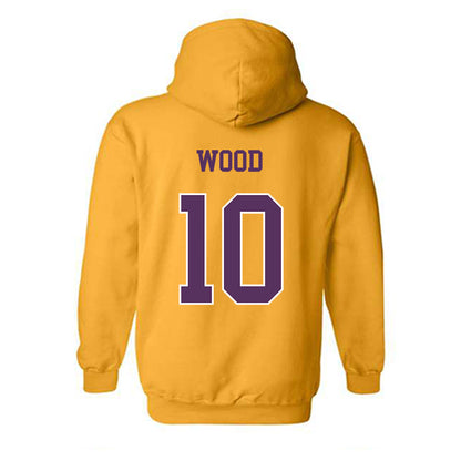 JMU - NCAA Women's Lacrosse : Sammy Wood - Vintage Dukes Hooded Sweatshirt-1