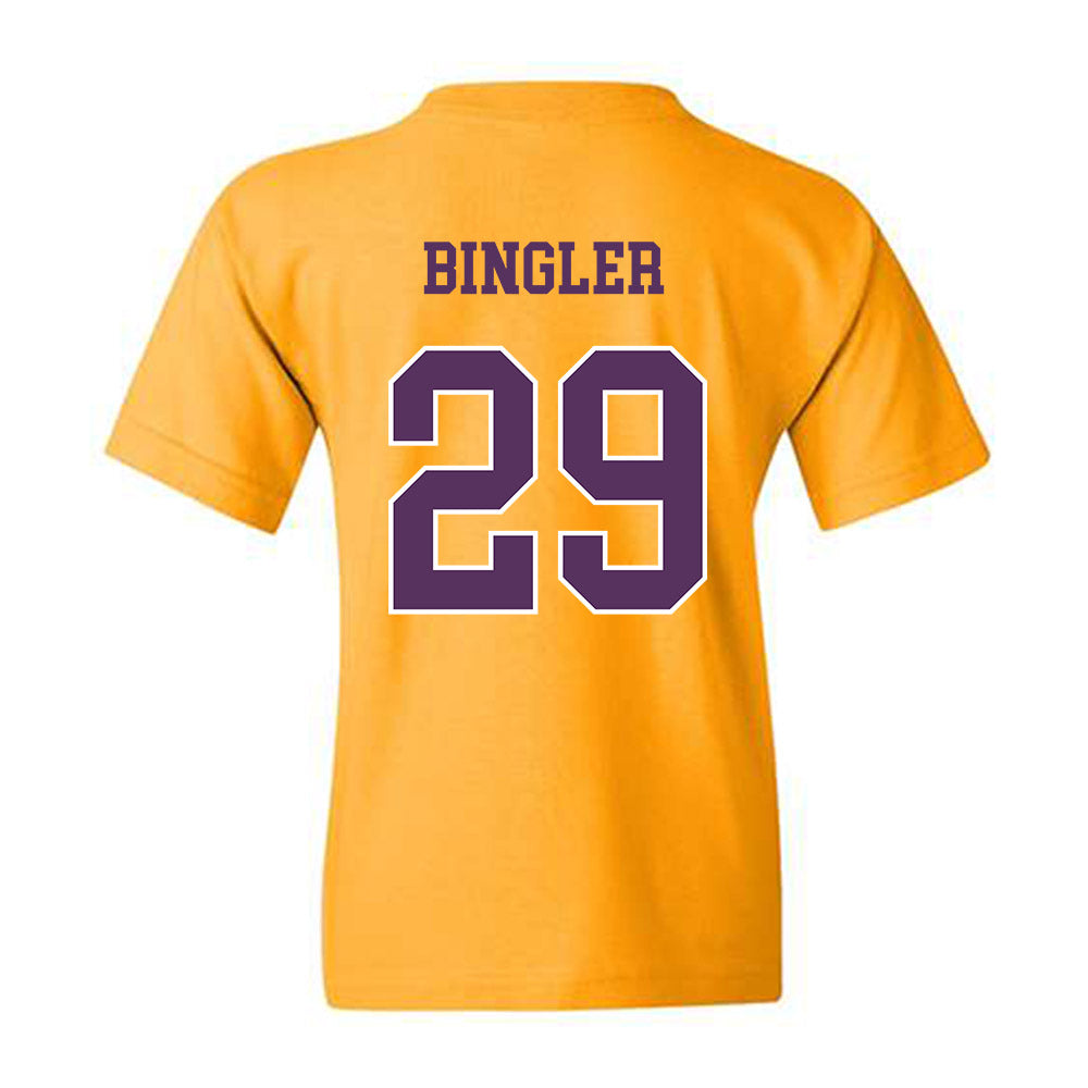 JMU - NCAA Baseball : Alex Bingler - Vintage Dukes Youth T-Shirt-1