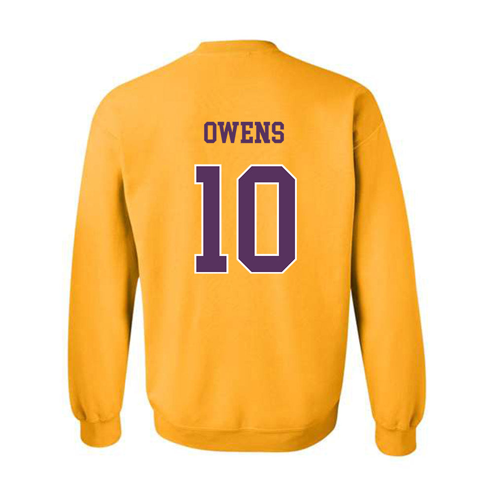 JMU - NCAA Men's Basketball : Matthew Owens - Vintage Dukes Crewneck Sweatshirt-1
