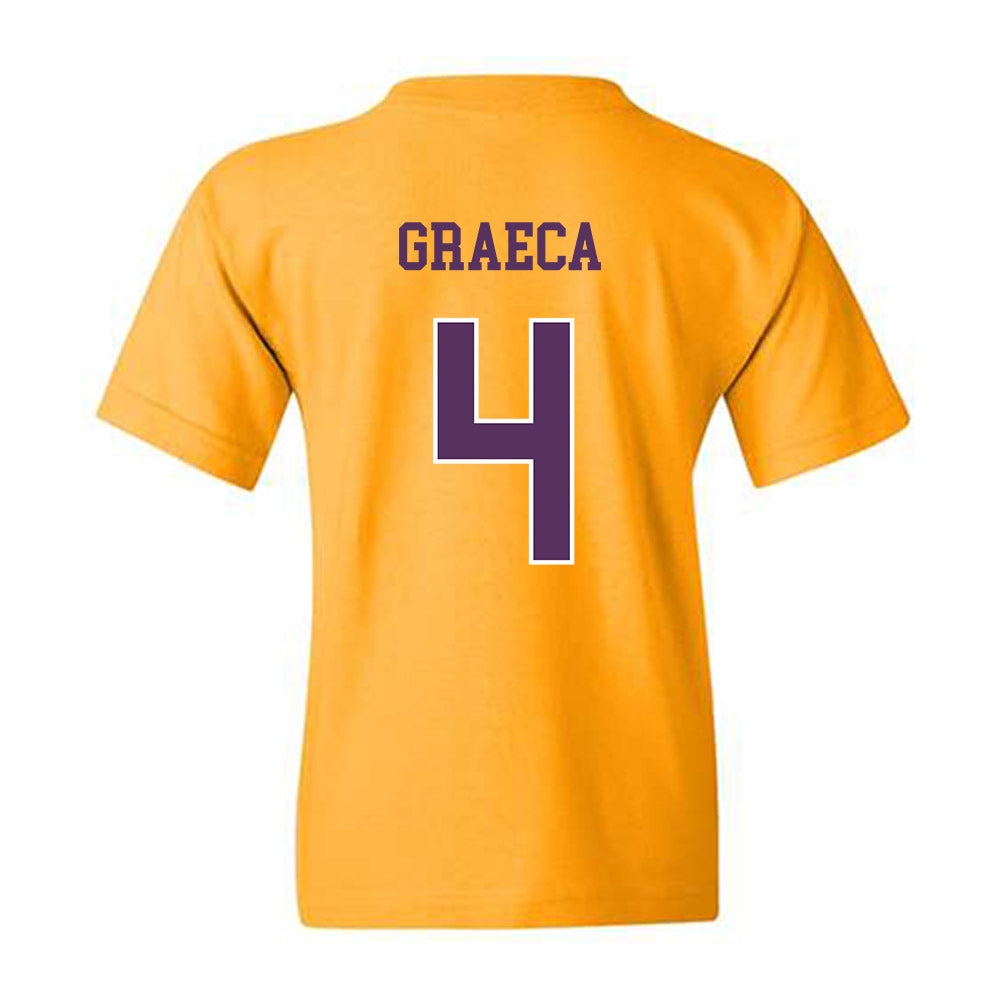 JMU - NCAA Women's Soccer : Emily Graeca - Vintage Dukes Youth T-Shirt-1