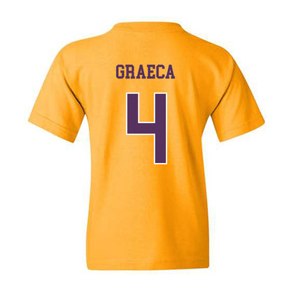 JMU - NCAA Women's Soccer : Emily Graeca - Vintage Dukes Youth T-Shirt-1