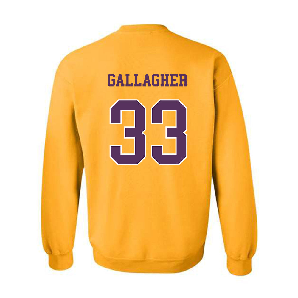 JMU - NCAA Baseball : Aiden Gallagher - Vintage Dukes Crewneck Sweatshirt-1